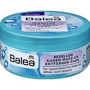 Balea Oogmake-up remover pads met aloë vera olievrij, 50 stuks