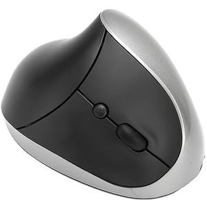 Draadloze Verticale Muis, 2,4 GHz Draadloze Verbinding Ergonomisch Verticaal Muisontwerp voor Thuis (Grijs)