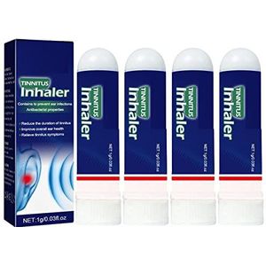Techsilen voor tinnitus, Techsilen tinnitus inhaler, tinnitus reliëf voor ringoren, tinnitus inhaler reliëf voor ringoren (4 stuks)