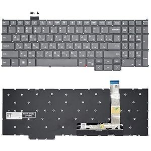 Engels laptoptoetsenbord voor Thinkbook 16 Gen 6 2023 +16p G4 IRH IRL G5+ G6 IRL/ABP + IMH(RU Grey No Backligh)