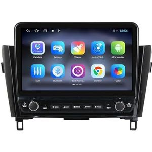 Android 12.0 2 Din Autoradio 9"" Touchscreen Auto Stereo Voor Nissan X-Trail 2013-2017 Met Draadloze Carplay Android Auto GPS Navigatie AHD Omgekeerd Beeld Stuurwielbediening (Size : K100S (1G+16G))