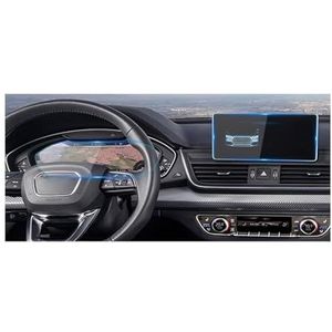 Displaybeschermfolie Voor Q5L 2018 2019 2020 7"" 8.3"" Gehard Schermbeschermer High Definition Auto Navigatie(Navigation Film 8.3""+Instrument Film)