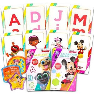 Disney Mickey Mouse Clubhouse Flash Cards (Set van 2 Decks). kleuren & vormen en cijfers & tellen leren spelkaarten
