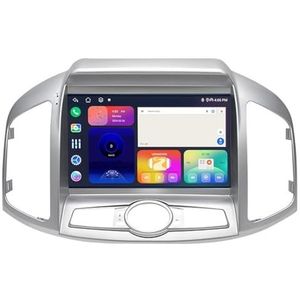 Android 14 Dubbel Din Autoradio Voor Chevrolet Captiva 2012-2017 Hoofdunit 9""IPS Touchscreen Multimediaspeler met achteruitrijcamera Ondersteuning Carplay Bluetooth GPS Sat Nav RDS SWC(H 4Core 1+32G)