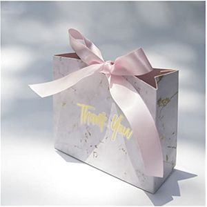 Geschenkzakken creatieve geschenkzak doos voor feest papier chocolade dozen pakket bruiloft gunsten snoep dozen geschenkdoos (kleur: roze, maat: 20 stuks)