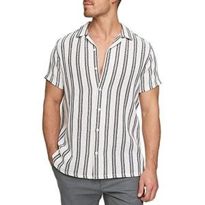 INDICODE Heren INCosby Shirt | Kortarmhemd met button-down kraag DK Denim S