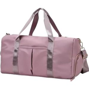 Sporttas Grote Capaciteit Bagage Tas Kan Set Trolley Sport Yoga Reistas, roze, 50x24x26cm