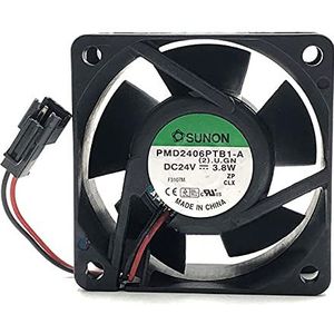 Cooling Fan PMD2406PTB1-A DC24V 3.8W 60 * 60 * 25mm 2-wire 2pin device axial fan