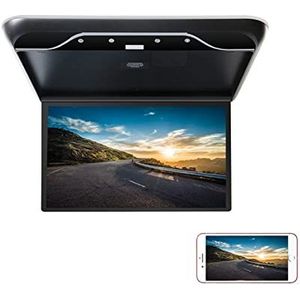 Draagbare dvd-speler voor videospelers op hoofdsteunen in auto's 19 Inch Auto Monitor Hd Scherm Plafond Dak Mount Display 1080P MP5 Multimedia Tv Voertuig Video Speler Met link Fm Hdmi met HD-roterend