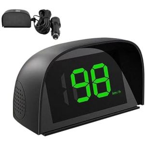 Head Up GPS-display voor auto, HUD sigarettenaansteker/USB, 5 V, nauwkeurige bewaking, snelheid, frontweergave, dual-chip (Green KM Charger)