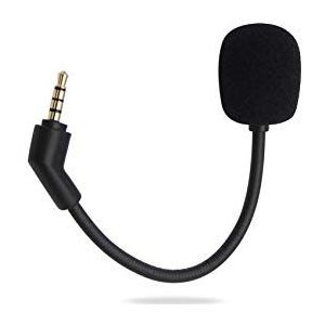Vervangende spelmicrofoon voor HyperX Cloud Flight & Flight S Gaming Headset op PS4 PS5 Xbox One PC, afneembare 3,5 mm boommicrofoon