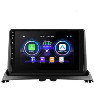 AutoNex Android autoradio 9 inch voor Renault Clio 2 2000-2012 met GPS-navigatie, Bluetooth, achteruitrijcamera, stuurbediening (A1200 4 Core WiFi 1G 32G)