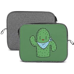 Cactus Sjaal Laptop Sleeve Case Beschermende Notebook Draagtas Reizen Aktetas 14 inch