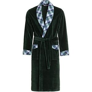 Revise Vasco RE-104 Badjas voor heren, ochtendjas, 80% katoen, voor het hele jaar door, Groen 1050, L
