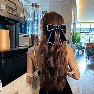 Lint Haarspelden Haar Clips Haarspeldjes Volwassen Kristal Haargrepen Koreaanse Hoofdstuk Meisjes Haaraccessoires Zwart