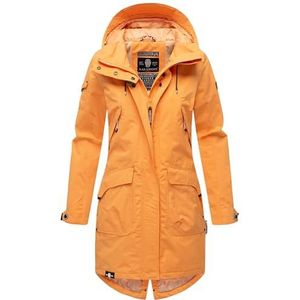 Navahoo Dames overgangsjas lichte jas met capuchon peperschote XS-3XL, Abrikoos Sorbet, L