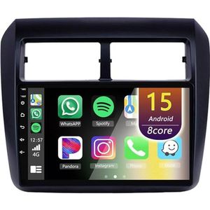 Android Radio voor Toyota Agya/Wigo 2013-2019, 9 inch Touchscreen Autoradio met Wireless CarPlay Android Auto Bluetooth WIFI(4Core(1+32GB))