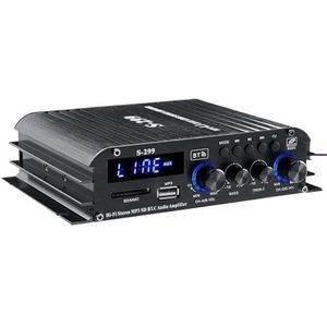 Versterker, S-299 4 * 400 W 4.1CH Mini Eindversterker Audio Home Theater Versterkers Thuis Auto Draadloze Versterker USB/SD AUX