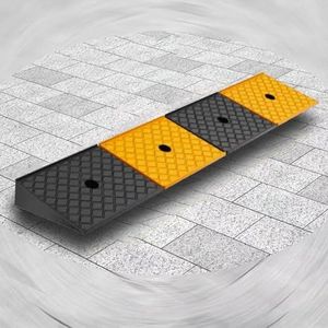 Drempelrolstoelhelling, Stoeprand for toegang tot rolstoelaanhangwagenloods, veelkleurig, meerdere maten(100x15x4 cm (39""x6""x1.6""))