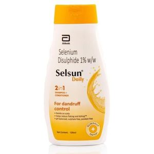 Selsun Anti-roos dagelijkse shampoo voor droge hoofdhuid 120 ml