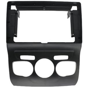 Past op Citroen C4 C4L 2013-2016 (alleen frame) 10 inch 2 Din Radio Audio Dash Fitting Panel Kit double din dash kit