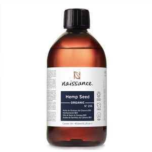 Naissance Biologisch Koudgeperst Onbewerkte Hennepzaadolie (nr. 206) 450ml – Veganistisch, Ongeraffineerd - Rijk aan Omega 3, 6 en 9