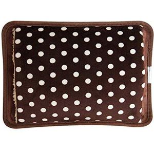 DieffematicRSD Warmwaterkruik Elektrische winter hand warmer warm water fles hand ingevoegd opladen elektrische warmwaterzak (Color : Brown)