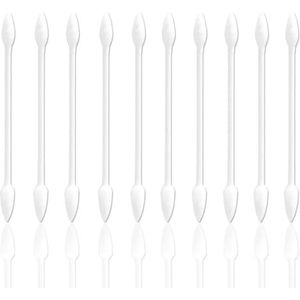 De Katoenen Wattenstaafjes van het precisiepunt/Dubbele Puntige Wattenstaafjes voor Make-up 800pcs