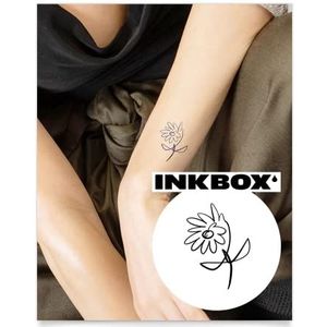 Inkbox Temporary Tattoos, Semi-Permanent Tattoo, One Premium Easy Long Lasting, Waterproof Temp Tattoo with For Now Ink - Lasts 1-2 Weeks, Innocent, 2 x 2 in