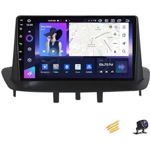 ZARAPLUS Android 13 Autoradio MP5-Speler Met Navigatie 9-inch multimediasysteem Voor Renault Megane 3 2008~2014 Touchscreen Car Stereo Voor 4G/WIFI/FM RDS/SWC/DSP/Android Auto/Carplay,NF7
