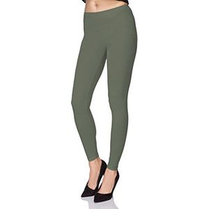 Futuro Fashion Lange legging voor dames, zacht katoen, grote maten - groen - 50