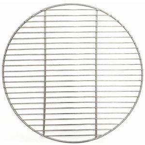 Barbecuegrill, barbecueroosters, 304 roestvrij staal ronde BBQ Grill Mesh Home Roast Nets Bacon Grill Tool Iron Nets barbecue accessoires non-stick BBQ Mat Grid (Color : 50cm Diameter) (Size : 47cm D