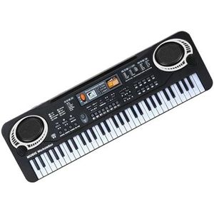 muziekinstrument elektronisch toetsenbord 61 Toetsen Piano Digitale Muziek Elektronisch Toetsenbord Toetsenbord Zwarte Elektrische Piano Met Microfoon Toetsinstrument
