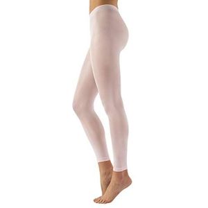 CALZITALY Dames Ballet Leggings In Microfiber 3D | Kinderen Dans Voetloze Panty | 60 Den | Zwart, Roze | S/M, L/XL | Italiaanse kousen |, roze, L-XL