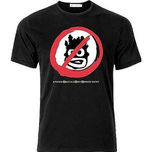 KMD PeachfuzzGasface Refill Hip Hop T Shirt Black overhemden(Small)