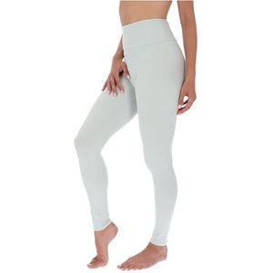 SOFTSAIL Leggings voor vrouwen Hoge Taille Buikcontrole Afslanken Ondoorzichtig Boterachtig Zacht Ademend Elastische Dames Stretching Gym Workout Yoga Broek, Munt, L-XL