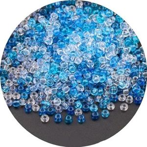 2/3/4 mm transparant glas rocailles kleurrijke ronde spacer kralen voor doe-het-zelf sieraden armband maken accessoires-blauwe serie 6-3,0 mm 15000 stuks