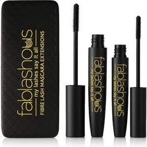 fablashous De originele 3d verdickung en verlenging Black Natural Green Tea fibre, mascara Extensions in Luxe gestempeld patterned vitrine