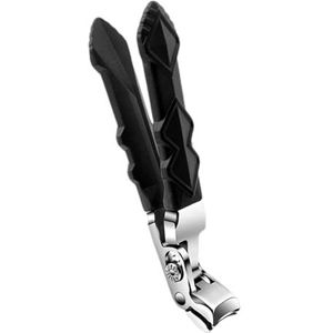 Afgeschuinde nagelknipper, ergonomische nagelknipper met lange handgreep, nagelknipper, manicure, spatwaterdicht, nagelknipper voor mannen, vrouwen, vrienden