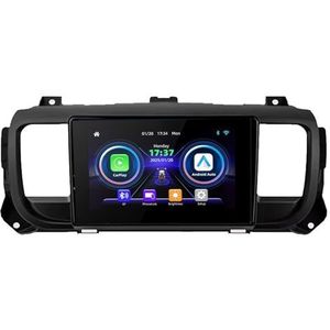 Autoradio Android DriveMax 9 inch voor Citroën Jumpy 2016-2021 met GPS navigatie Bluetooth achteruitrijcamera stuurbediening (A1600 8 Core 4G + Wifi 6G + 128G)