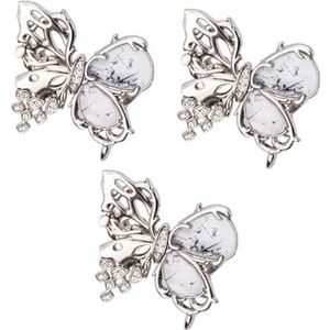 Mode Vlinder Taille Tightener Clip Set Van 3 Aanpassen Pin Voor Losse Jeans Broek Fitness