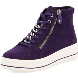 Remonte - Aubergine Sheepsuede Merelia - D1C7030 - Kleur: Paars - Maat: 41 EU