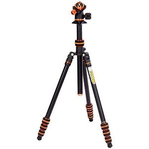 3 Legged Thing Punks Travis 2.0 Magnesiumlegering Algemeen Gebruik Statief - Verstelbaar, Multifunctioneel Camera Statief met Drie Afneembare Poten4885868 (Oranje)