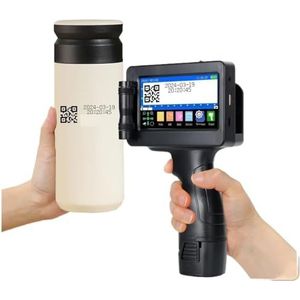12,7 mm draagbare printers Handheld inkjetprinter Tekst QR-barcode Batchnummer Logo Afbeelding