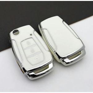 TPU Autosleutelhoesje Shell Houder Tas Sleutelhanger voor SsangYong Kyron 2 Sanka Actyon Korando Tivoli Autosleutelzakje Onderdelen