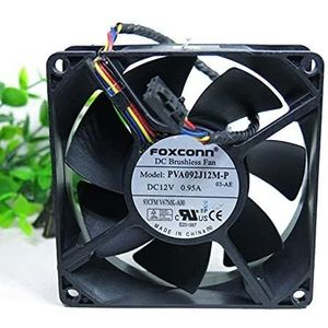 For -P V67MK-A00-12V DC 0.95A 4-Wire Server Fan for Optimal High-Performance 90mm Fan PVA092J12M LMNCBVYA