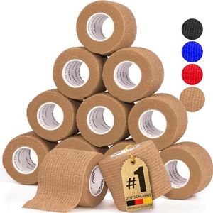 HUND IST KÖNIG Zelfklevend verband, elastisch verband 12 x 4,7 m, zelfklevend plakverband voor mens en dier, fixeerverband - zelfklevend verband zelfklevend, bandages