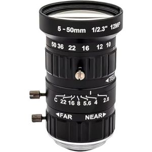 Aboiled 5-50 mm cameralenscamera telescoop zoom lens 1/2,3 inch HD 12 megapixel C mount varifocale lens professionele industriële cameralens
