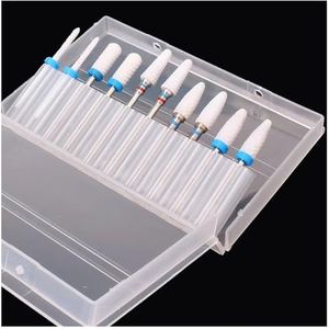 Mozulon 10 stuks keramische 3/32 nagelboortjes, professioneel, for kristalnagelverlenging(SET28-H2)