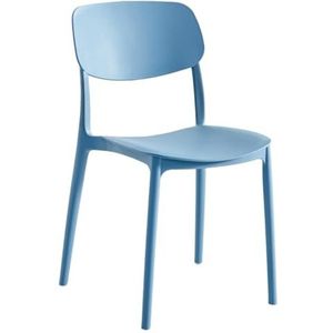 Eetkamerstoelen Kunststof stoel Stoel met brede rugleuning Moderne eetkamerstoel Keukenstoel Vrijetijdsstoel Koffiestoel Bureaustoel Balkonstoel voor Thuiskeuken en Café-bar (Color : A, Size : 1pcs